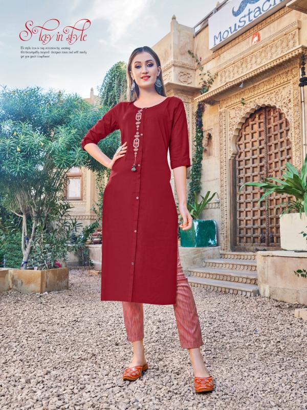 Rangkala-Senorita Rayon Kurti With Bottom Collection